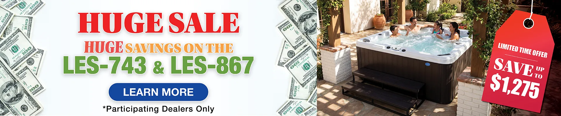 Calspas hot tub being used in a family setting - North Conway